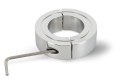 Rebel Lockable - Stalowy pierścień intymny 3,8 cm, z zamknięciem