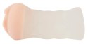 Stroker Model Classic - Poręczna maszyna intymna, otwarty tył, transparentna, 14 cm