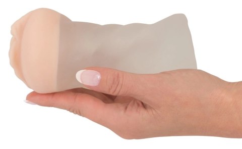 Stroker Model Classic - Poręczna maszyna intymna, otwarty tył, transparentna, 14 cm Stroker Model Classic - Poręczna maszyna intymna, otwarty tył, transparentna, 14 cm