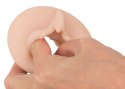 Stroker Model Classic - Poręczna maszyna intymna, otwarty tył, transparentna, 14 cm