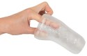 Stroker Speed przezroczysty model intymny kieszonkowy TPE 13 cm