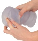 Stroker Transparentny System Intymny z Pierścieniem 15,5 cm TPE