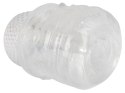 Stroker Twister Transparentny - Kieszonkowa Maszyna Intymna TPE 13 cm