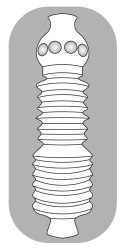 Stroker Twister Transparentny - Kieszonkowa Maszyna Intymna TPE 13 cm