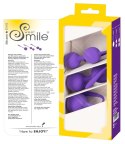 Sweet Smile Zestaw 3 Kul Treningowych Kegla z Rożną Strukturą Silikon