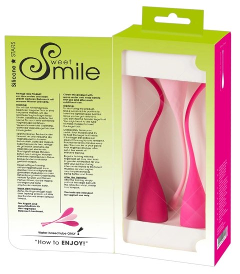 Sweet Smile Zestaw 3 Kulek Ćwiczących Kropla Rożowe i Jagodowe Sweet Smile Zestaw 3 Kulek Ćwiczących Kropla Rożowe i Jagodowe