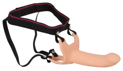You2Toys Duży model silikonowy na pasku, przedłużenie 6 cm, czarny You2Toys Duży model silikonowy na pasku, przedłużenie 6 cm, czarny
