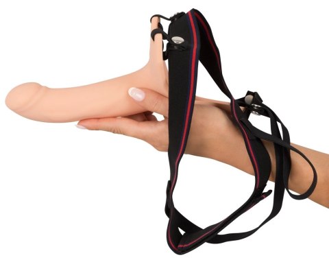 You2Toys Duży model silikonowy na pasku, przedłużenie 6 cm, czarny You2Toys Duży model silikonowy na pasku, przedłużenie 6 cm, czarny