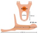 You2Toys Pasek z silikonową nakładką średnią - przedłużenie 5 cm