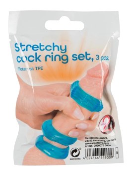 You2Toys Zestaw 3 elastycznych pierścieni intymnych TPE rożne kształty