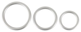 You2Toys Zestaw Pierścieni Intymnych SE, silikon-metaliczny, 3 rozmiary
