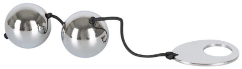 Bad Kitty Metalowe Kulki Podwojne Stalowe Srebrne 2x110g 3cm Bad Kitty Metalowe Kulki Podwojne Stalowe Srebrne 2x110g 3cm