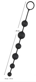Black Velvets Elastyczny Łańcuch Kulkowy Silikonowy 40 cm