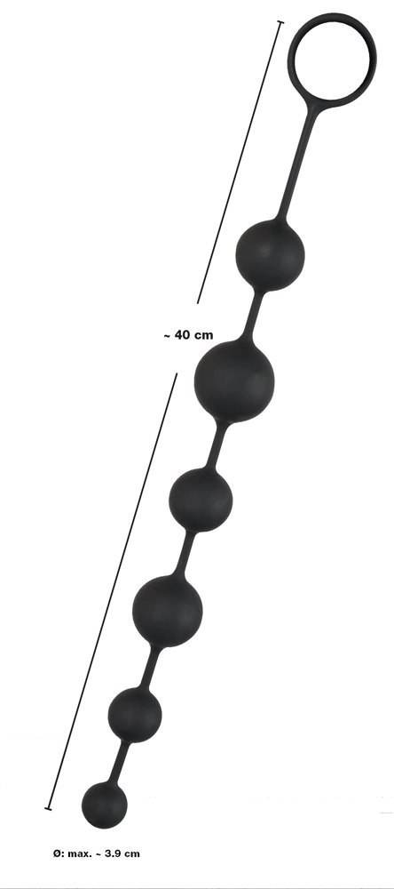 Black Velvets Elastyczny Łańcuch Kulkowy Silikonowy 40 cm Black Velvets Elastyczny Łańcuch Kulkowy Silikonowy 40 cm