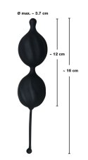 Black Velvets Piłeczki treningowe z obciążeniem, silikon, 131g, czarne