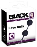 Black Velvets kulki trenujące z pętelką, czarne, 54g, silikon