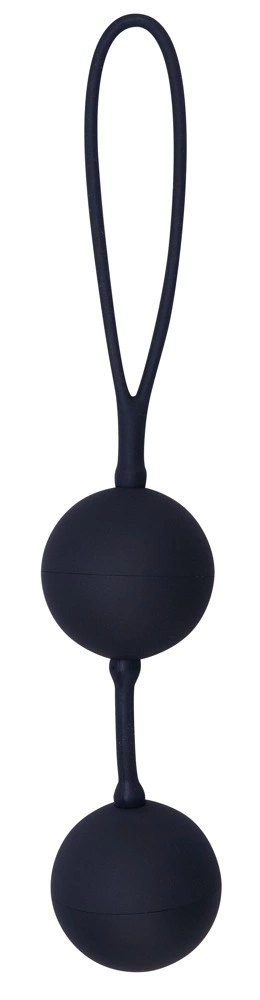 Black Velvets kulki trenujące z pętelką, czarne, 54g, silikon Black Velvets kulki trenujące z pętelką, czarne, 54g, silikon