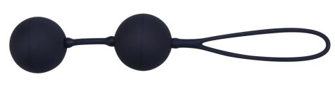 Black Velvets kulki trenujące z pętelką, czarne, 54g, silikon Black Velvets kulki trenujące z pętelką, czarne, 54g, silikon