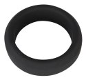 Black Velvets pierścień anatomiczny duży 3,8 cm czarny silikonowy