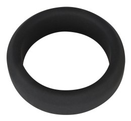 Black Velvets pierścień anatomiczny duży 3,8 cm czarny silikonowy