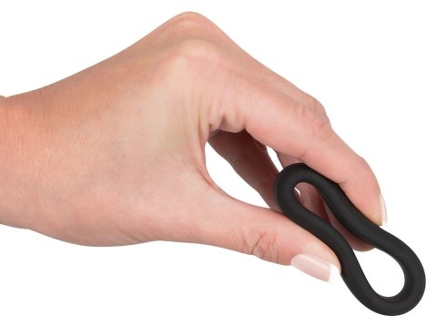 Black Velvets pierścień anatomiczny duży 3,8 cm czarny silikonowy Black Velvets pierścień anatomiczny duży 3,8 cm czarny silikonowy