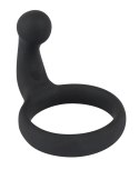 Black Velvets silikonowy pierścień z anatomiczną nasadką 6,2 cm czarny