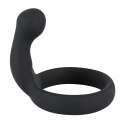 Black Velvets silikonowy pierścień z anatomiczną nasadką 6,2 cm czarny