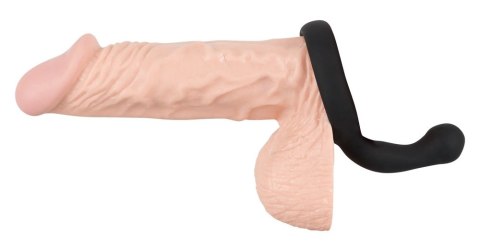 Black Velvets silikonowy pierścień z anatomiczną nasadką 6,2 cm czarny Black Velvets silikonowy pierścień z anatomiczną nasadką 6,2 cm czarny