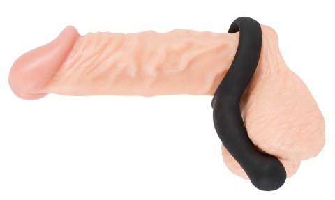 Black Velvets silikonowy pierścień z anatomiczną nasadką 6,2 cm czarny Black Velvets silikonowy pierścień z anatomiczną nasadką 6,2 cm czarny