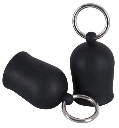 Black Velvets zestaw przyssawek anatomicznych do brodawek 2 szt. czarne Black Velvets zestaw przyssawek anatomicznych do brodawek 2 szt. czarne