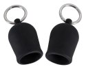 Black Velvets zestaw przyssawek anatomicznych do brodawek 2 szt. czarne