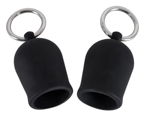 Black Velvets zestaw przyssawek anatomicznych do brodawek 2 szt. czarne Black Velvets zestaw przyssawek anatomicznych do brodawek 2 szt. czarne