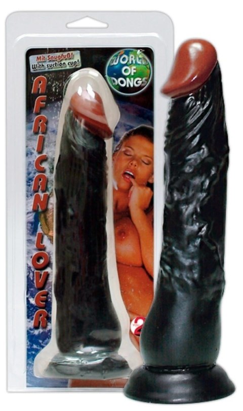 European Lover czarne 23 cm model z przyssawką PVC European Lover czarne 23 cm model z przyssawką PVC