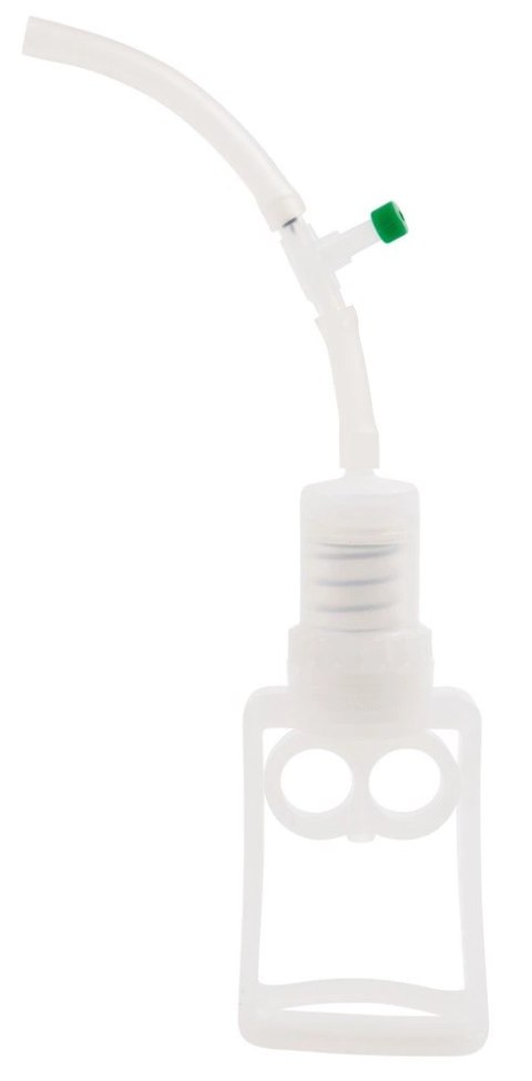 Frohle Pompka Intymna L 20cm - Model z Tłokiem i Zaworem, Przezroczysta Frohle Pompka Intymna L 20cm - Model z Tłokiem i Zaworem, Przezroczysta
