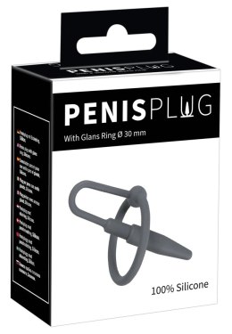 Mystim Dilator 2w1 Pierścień z Rozszerzaczem Silikonowy Czarny 6,2cm
