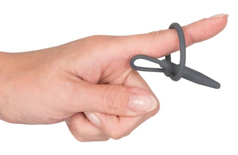 Mystim Dilator 2w1 Pierścień z Rozszerzaczem Silikonowy Czarny 6,2cm Mystim Dilator 2w1 Pierścień z Rozszerzaczem Silikonowy Czarny 6,2cm