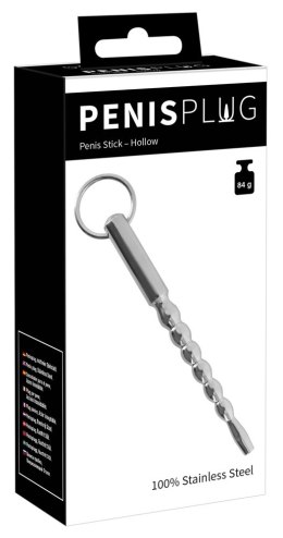 Mystim Dilator ze Stali Nierdzewnej z Pierścieniem, 13 cm, Srebrny