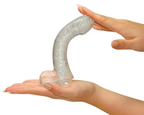 NMC Model Elastyczny 17 cm w kolorze białym - materiał PVC, podstawa z przyssawką NMC Model Elastyczny 17 cm w kolorze białym - materiał PVC, podstawa z przyssawką