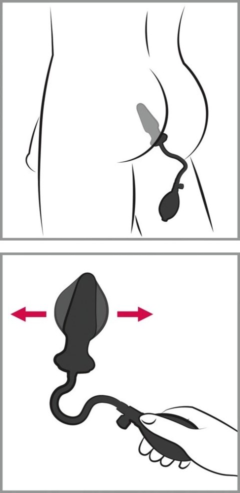 You2Toys Anal Expert - Pompowany korek, lateksowy, regulowany rozmiar You2Toys Anal Expert - Pompowany korek, lateksowy, regulowany rozmiar