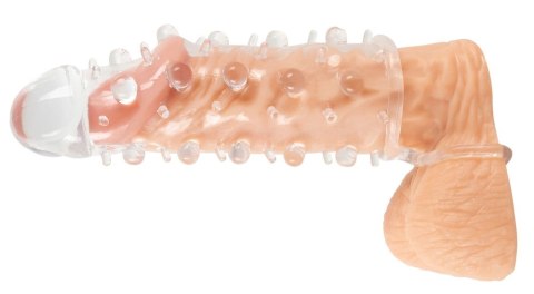 You2Toys Crystal - Transparentna nakładka z wypustkami i pierścieniem 11 cm You2Toys Crystal - Transparentna nakładka z wypustkami i pierścieniem 11 cm