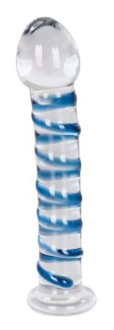 You2Toys Glass Art Model Spiral - szklany model intymny, 18 cm