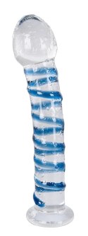 You2Toys Glass Art Model Spiral - szklany model intymny, 18 cm