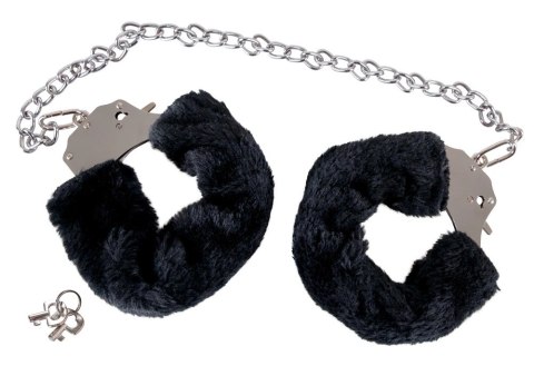 You2Toys Kajdanki Metalowe z Pluszowymi Osłonami 44cm Czarny You2Toys Kajdanki Metalowe z Pluszowymi Osłonami 44cm Czarny