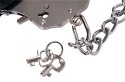 You2Toys Kajdanki Metalowe z Pluszowymi Osłonami 44cm Czarny