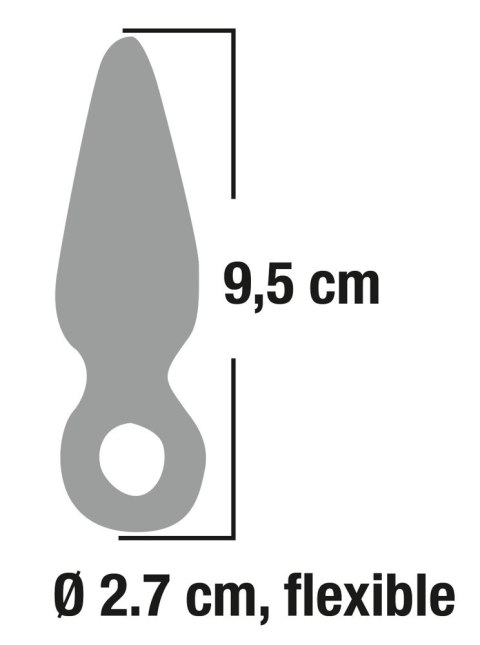 You2Toys Korek z uchwytem na palec przezroczysty TPR 9,5 cm You2Toys Korek z uchwytem na palec przezroczysty TPR 9,5 cm