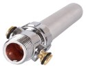 You2Toys Metalowa gruszka do higieny intymnej z zaworem 15,5 cm srebrna