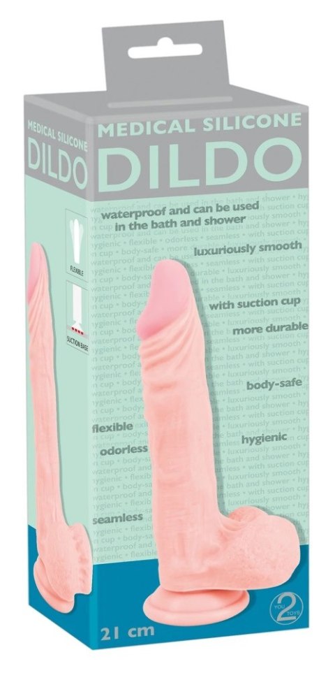 You2Toys Model Silikonowy Medyczny 21 cm z Podstawą Prożniową