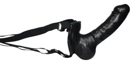 You2Toys Pasek biodrowy z elastycznym wkładem lateksowym 19 cm czarny