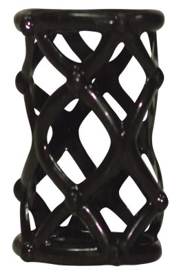 You2Toys Pierścień silikonowy kabaretka czarny elastyczny 6 cm