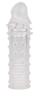 You2Toys Power Sleeve Transparent - Nakładka intymna, TPE, 16 cm